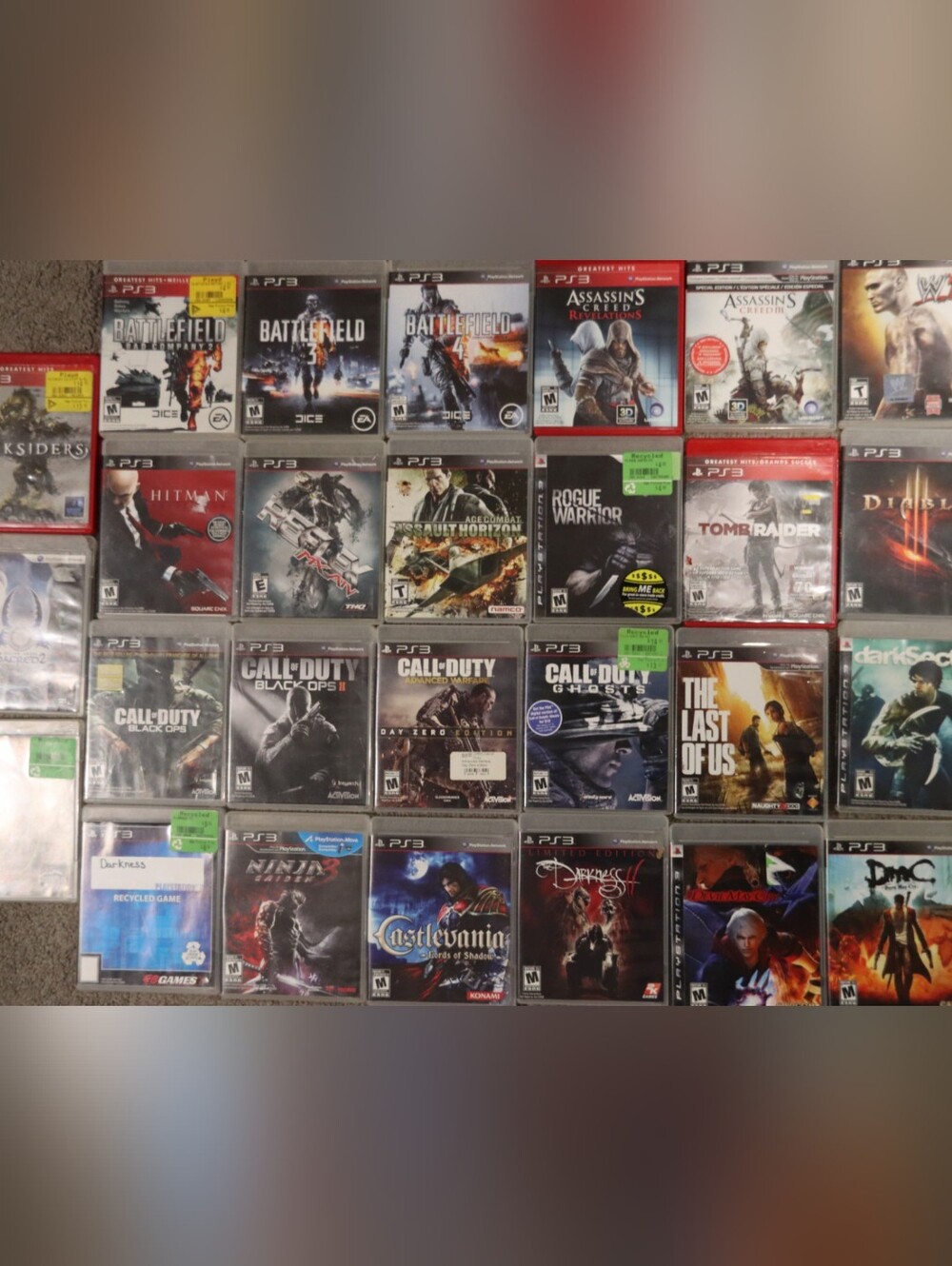 30 Poplular Title PS3 Games